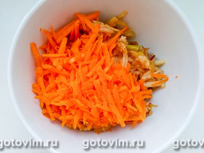 Овсяное печенье с яблоком и морковью, Шаг 02
