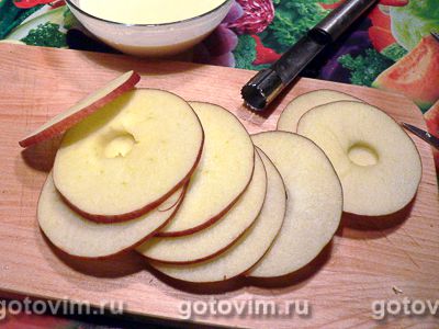 Пангасиус с яблоками и корицей, Шаг 01