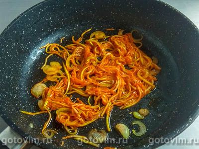 Жареное филе пангасиуса со спагетти из кабачков, Шаг 04