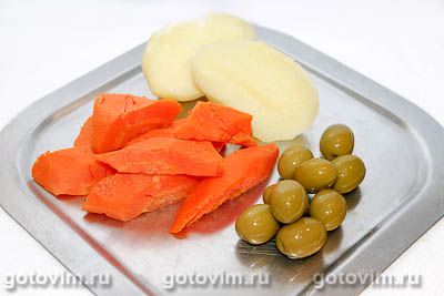 Постный грибной паштет с оливками, Шаг 01