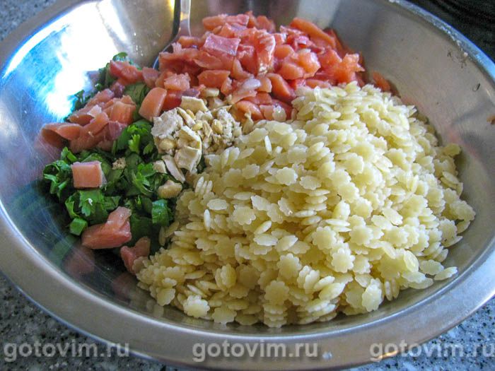 Паста - салат с рыбой, Шаг 04