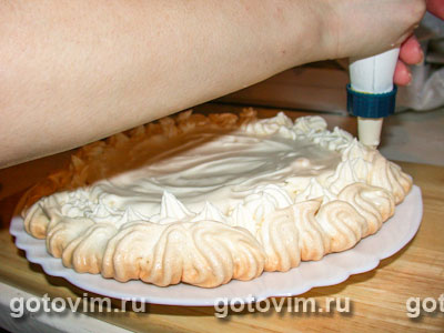 Торт «Павлова», Шаг 05