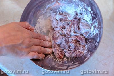 Печень индейки с овощами в кисло-сладком соусе, Шаг 04
