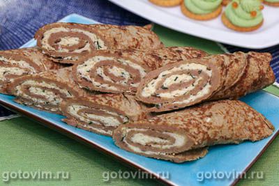 Печеночные рулетики с сыром. Фото-рецепт