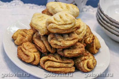 Творожное печенье «Гусиные лапки»