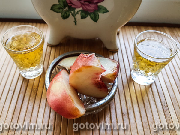 Персиковая настойка. Фотография рецепта