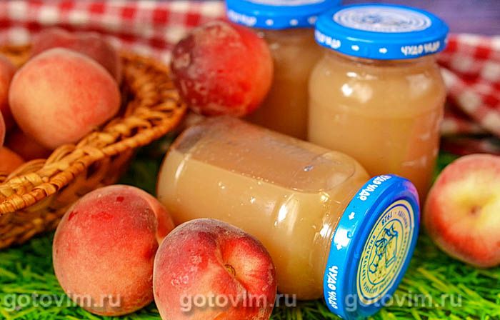 Сок из персиков. Фотография рецепта