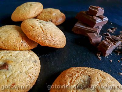 Печенье с шоколадом
