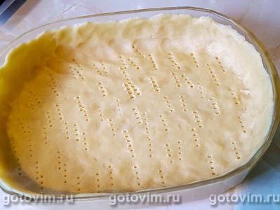 Пирог с беконом, сыром чеддар и сливками, Шаг 02