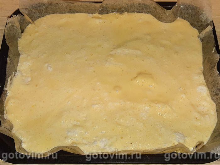 Воздушный пирог с инжиром и изюмом, Шаг 10