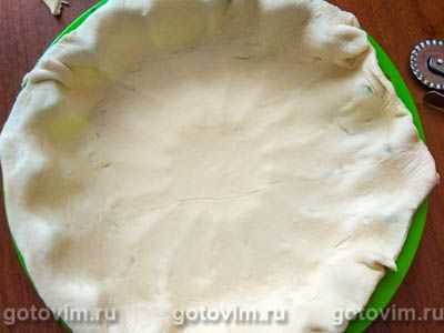 Пирог из слоеного теста с краснокочанной капустой, Шаг 03