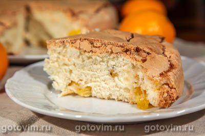 Шарлотка с мандаринами. Фото-рецепт