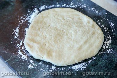 Осетинский пирог с черемшой и сыром брынза, Шаг 06