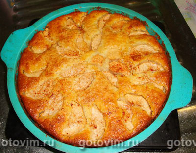 Пирог с яблоками на простокваше, Шаг 02