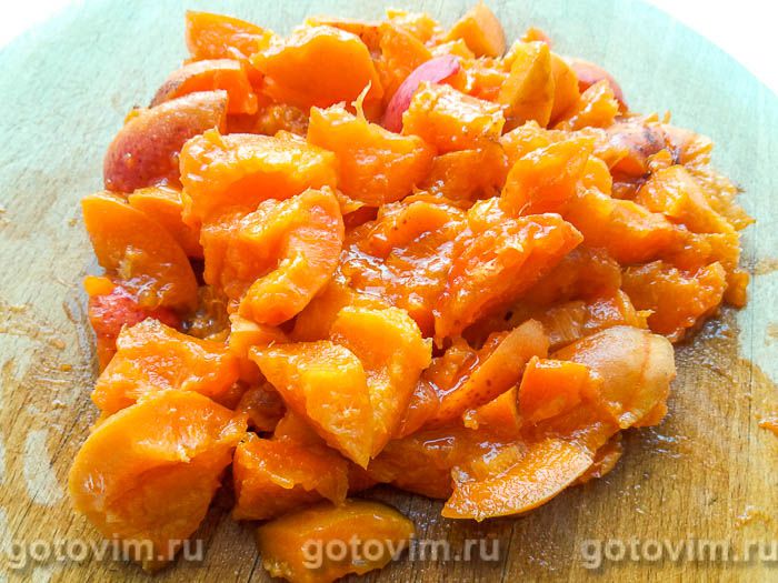 Простой пирог с абрикосами, Шаг 06