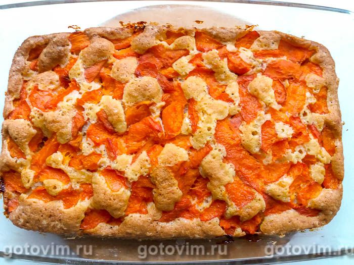 Простой пирог с абрикосами, Шаг 08