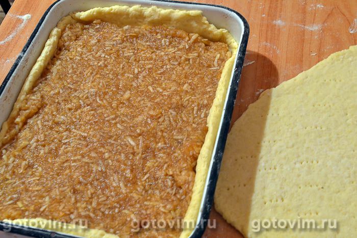 Пирог с тертыми яблоками, Шаг 06