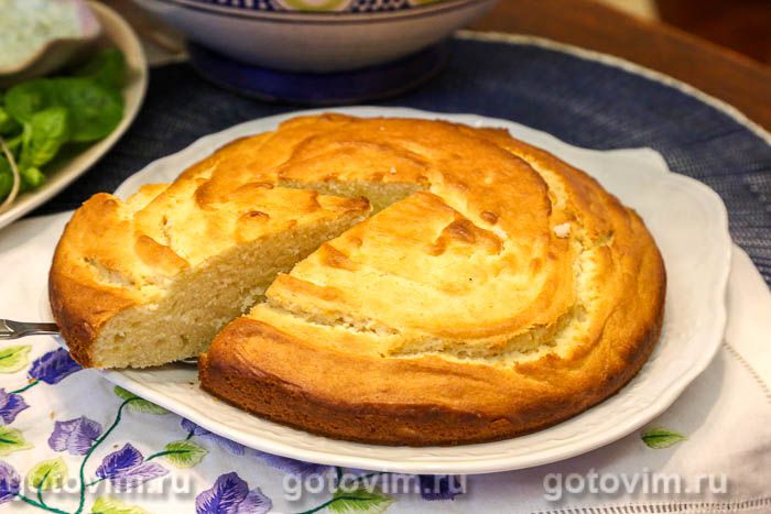 Чайный пирог с сыром рикотта