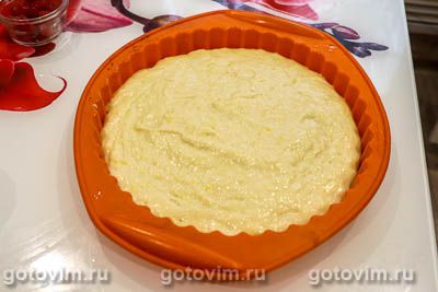 Постный пирог с сушеной вишней и орехами, Шаг 05