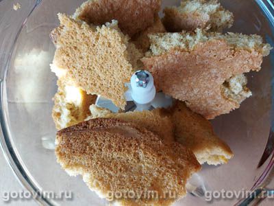 Пирожное «Картошка» из домашнего бисквита, Шаг 04