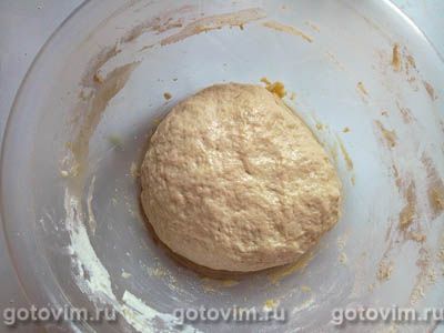 Дрожжевое тесто для пирожков с кукурузным крахмалом, Шаг 05