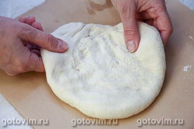 Пицца с сыровяленой ветчиной и клюквой, Шаг 01