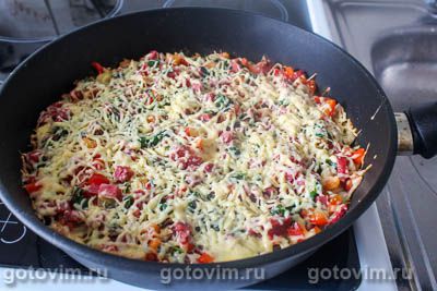 Пицца на сковороде из нарезанного лаваша рецепт с фото и пицца лаваш на сковороде