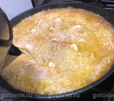 Рис с мясом на сковороде, Шаг 06