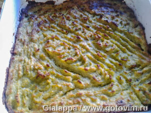 Полпетоне по-лигурийски (картофельная запеканка с зеленой фасолью)