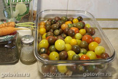 2. Маринованные помидоры черри без стерилизации