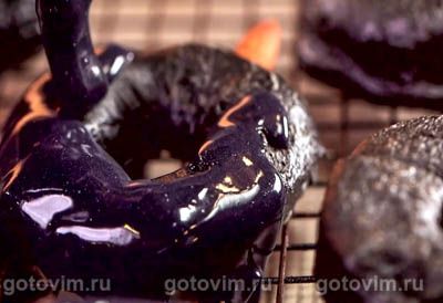 Шоколадные пончики (без дрожжей). Фото-рецепт
