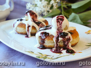 Папаниши - румынские творожные пончики (