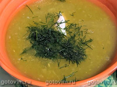 Легкий послепраздничный суп с зеленым горошком, Шаг 05