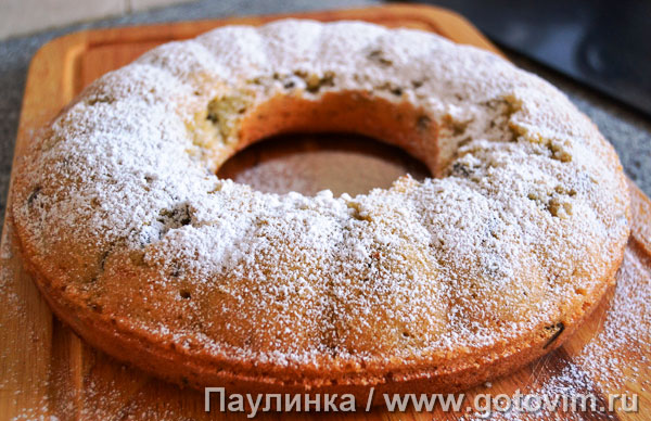 Постный пирог по мотивам греческой фануропиты. Фотография рецепта