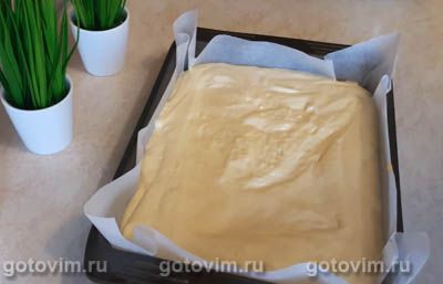 Бисквитный торт с кремом из сгущенки, Шаг 02