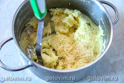 Картофельное пюре с сыром, Шаг 06