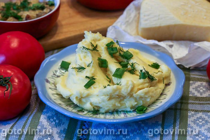 Картофельное пюре с сыром. Фотография рецепта