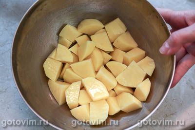 Картофельное пюре с горохом, Шаг 03