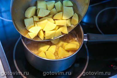 Картофельное пюре с горохом, Шаг 04