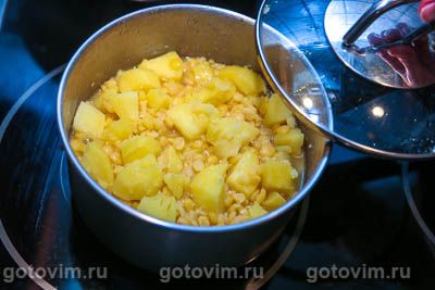 Картофельное пюре с горохом, Шаг 06
