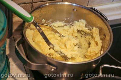 Картофельное пюре с капустой кале, Шаг 06