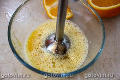 Клубника, протертая с сахаром с апельсинами (без варки) , Шаг 02
