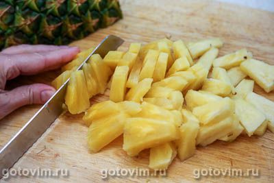 Мясо с ананасами и острой тайской пастой, Шаг 02