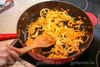 Рагу из свинины с жареными баклажанами и картофелем в соевом соусе, Шаг 08