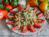 Плов с куриной печенью в мультиварке