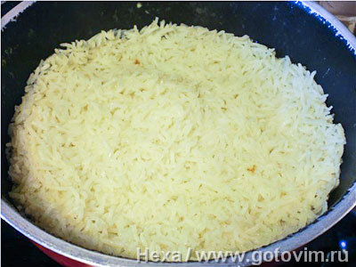 Рис с овощами и каслером (по мотивам турецкого пилава), Шаг 04