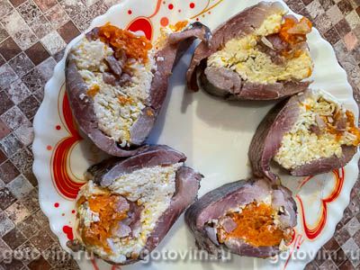 Рулет из селёдки с плавленым сырком, яйцом и морковью