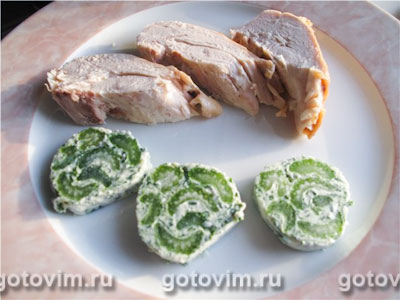 Рулет из сельдерея . Фото-рецепт