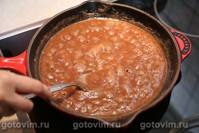 Вареный сахар с какао, Шаг 04