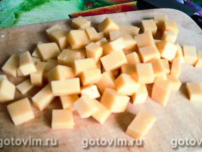Теплый салат из баклажанов с сыром, Шаг 03
